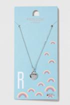 Topshop R Initial Ditsy Necklace