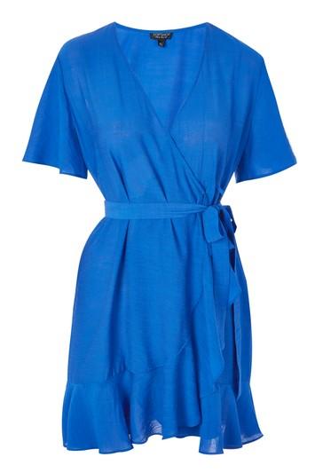 Topshop Ruffle Wrap Dress