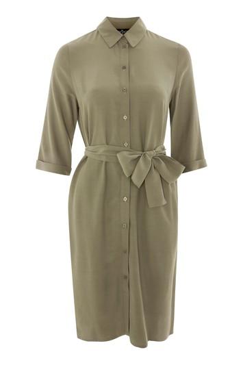 Topshop Tall Belted Mini Shirtdress