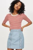 Topshop Star Stud Mini Skirt