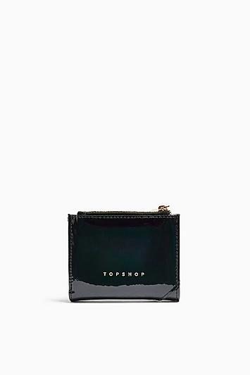 Topshop Penny Black Patent Purse