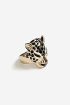 Topshop *leopard Head Ring