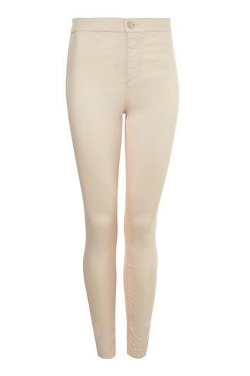 Topshop Moto Pink Shimmer Joni Jeans