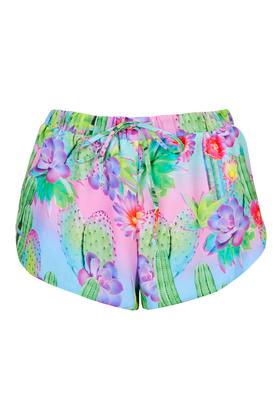 Topshop *cactus Print Shorts By Jaded London
