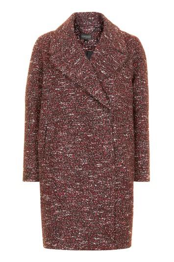 Topshop Double Breasted Cocoon Coat