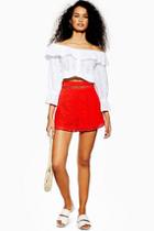 Topshop Broderie Anglaise Shorts