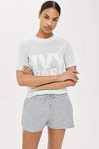 Topshop Logo Fitted T-shirt By Ivy Park