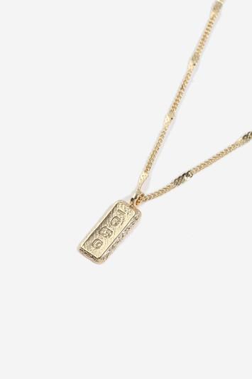 Topshop *egyptian Hieroglyphic Charm Necklace