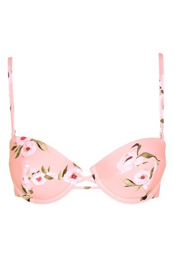 Topshop Posie Print Balconette Bikini Top