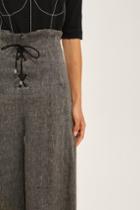 Topshop Lace Up Slouch Trousers By Boutique