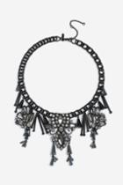 Topshop Black Magic Collar Necklace