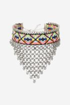 Topshop Statement Aztec Chain Choker Necklace