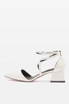Topshop Jolly Mid Heel Pointed Court Shoes