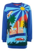 Topshop Miami Archive Sweatshirt By Adidas