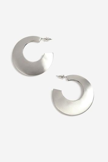 Topshop Open Brushed Hoop Earrings