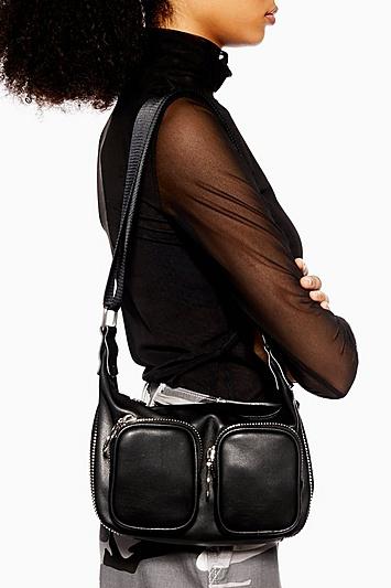 Topshop Nina Pu Pocket Shoulder Bag