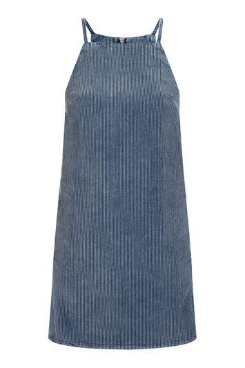 Topshop Moto Cord Mini Dress
