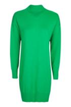 Topshop Knitted V-detail Sweater Dress