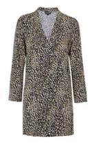 Topshop Printed Soft Tailored Blazer Dress