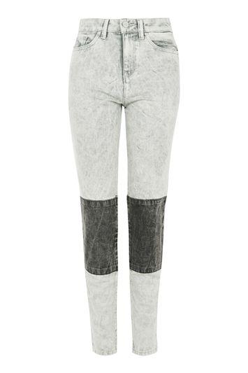 Topshop *high Waist And Relaxed Leg Mom Jeans By Waven