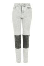Topshop *high Waist And Relaxed Leg Mom Jeans By Waven