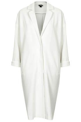Topshop Textured Long Line Duster Coat