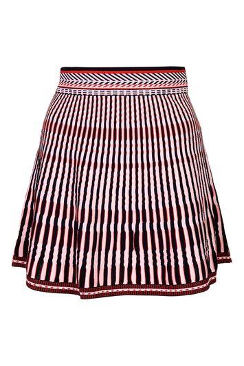 Topshop Dash Pattern Flippy Skirt