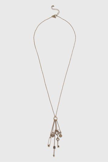 Topshop Charm Pendant Necklace