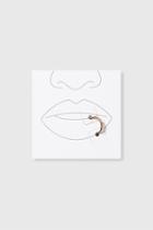 Topshop Rhinestone Set Fake Lip Ring