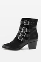 Topshop Merlin Buckle Ankle Boots