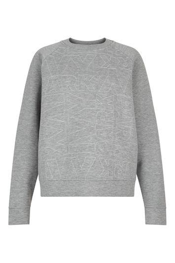 Topshop Logo Quilted Sweatshirt By Ivy Park