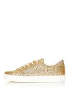 Topshop Cyprus Glitter Trainers