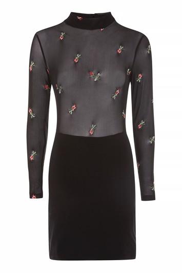 Topshop *amic Bodycon Dress By Motel