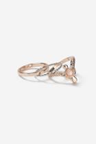 Topshop V-stone Pinky Ring Pack