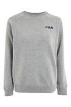 Topshop Applique Back Crew Sweatshirt By Fila