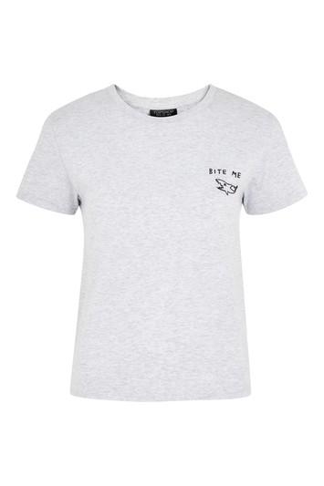Topshop 'bite Me' T-shirt