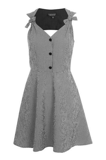 Topshop Gingham Bow Sundress
