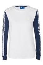 Topshop 3 Stripe Long Sleeve T-shirt By Adidas Originals