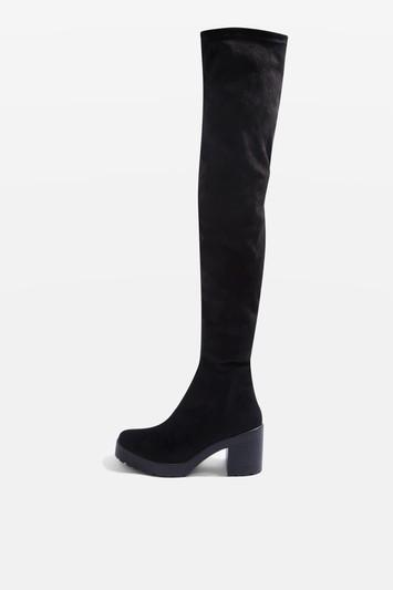 Topshop Cactus Micro Knee Boots