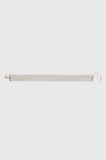 Topshop Iridescent Stone Choker