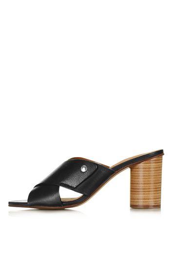 Topshop Native Cross Strap Mules