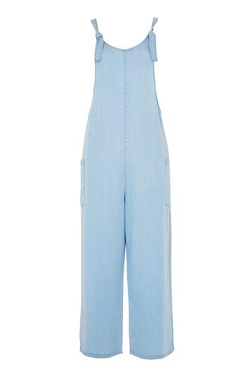 Topshop Moto Knot Tie Jumpsuit