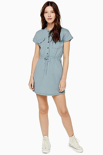 Topshop Utility Mini Dress