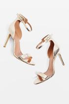 Topshop Two Part Skinny Heeled Sandals
