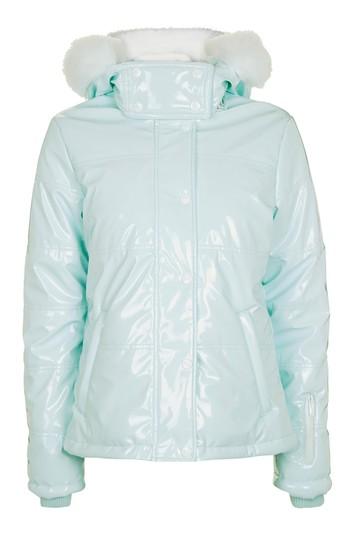 Topshop *high Shine Ski Jacket By Topshop Sno