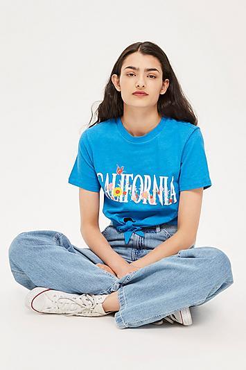 Topshop California Knot T-shirt