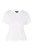 Topshop Petite Corset Seam T-shirt