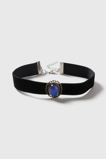 Topshop Multi Mood Stone Choker Necklace