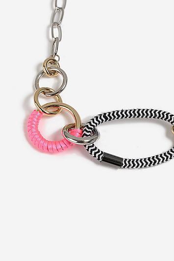 Topshop *multi Rope Link Collar Necklace