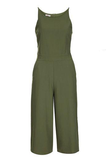 Topshop *sleeveless Culotte Jumpsuit By Wal